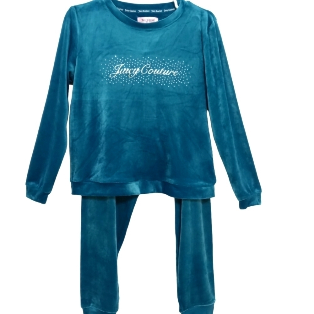 Juicy Couture Velour 2PC Lounge Set Top Pants